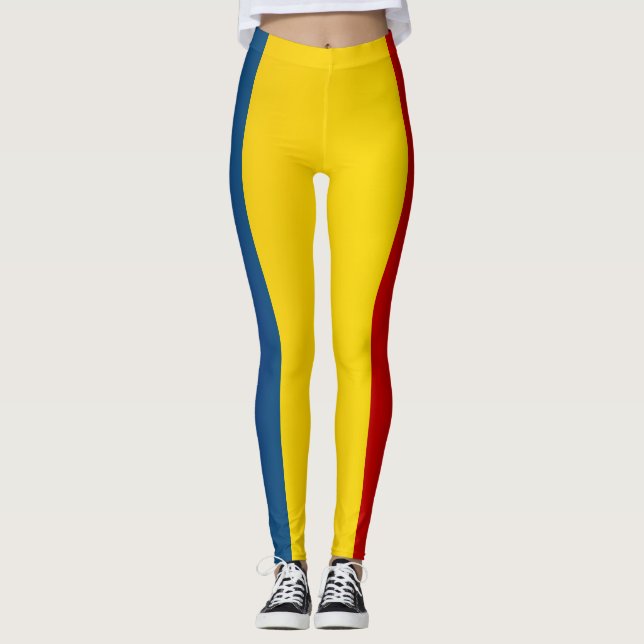 Leggings Cool Roumanie Drapeau mode (Devant)