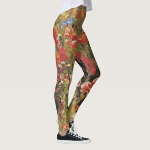 Leggings Coquelicots par Robert Vonnoh, Impressionnisme Vin