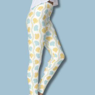 Leggings Coquillage et vagues de plage Été