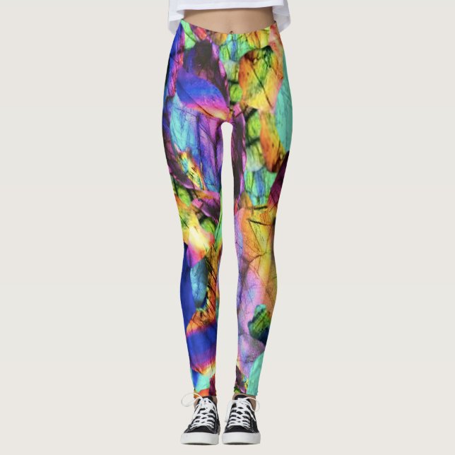 Leggings Coraux incandescents (Devant)