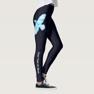 Leggings Corbeau bleu sur étoiles
