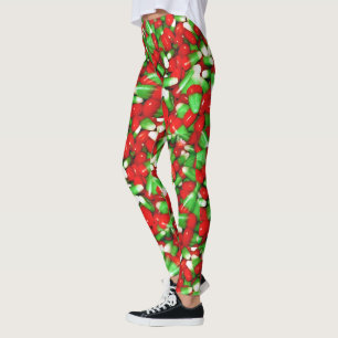 Leggings Corbeau de Noël