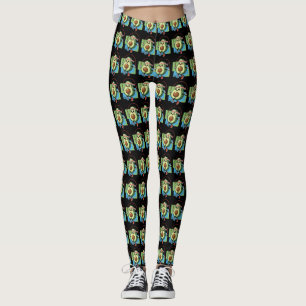 Leggings Corde de vidage mignonne Avocado - Fitness Kawaii