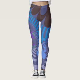 Leggings Cornouailles bleu