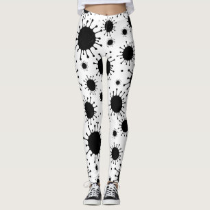 Leggings coronavirus noir