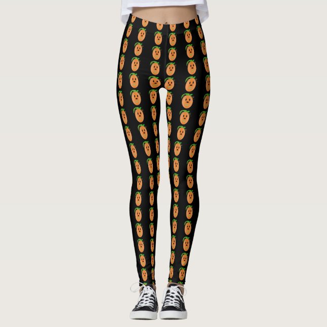 Leggings Correctif citrouille (Devant)