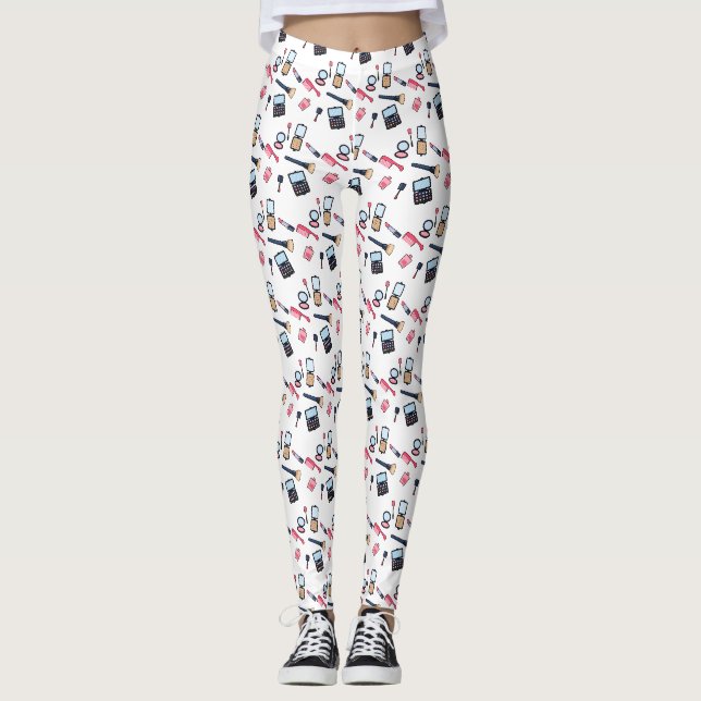 Leggings Cosmétique / maquillage illustration (Devant)