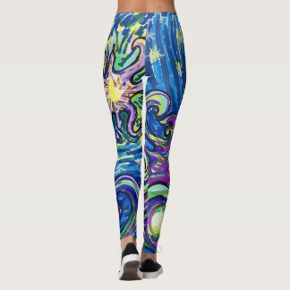 Leggings Cosmic Christmas Tree
