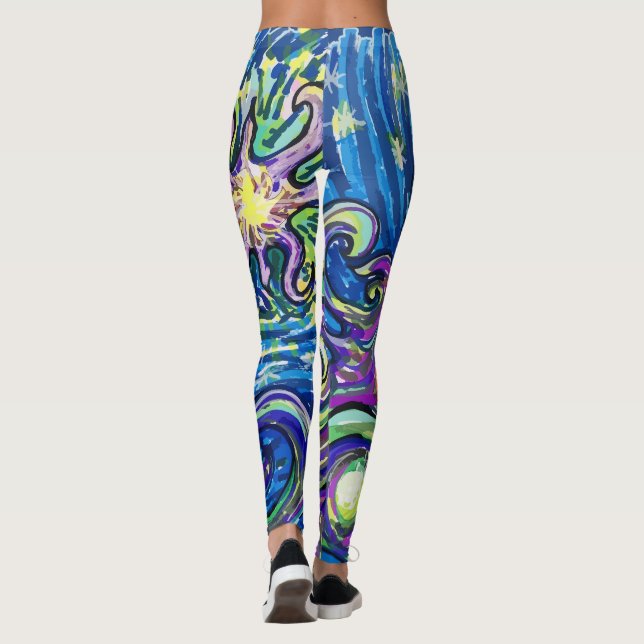 Leggings Cosmic Christmas Tree (Dos)