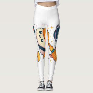 Leggings Cosmic Sushi Adventure