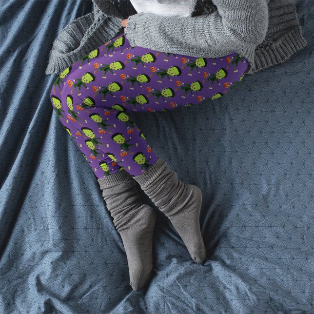 Leggings Costume d'Halloween Frankenstein pour enfants (Créateur téléchargé)