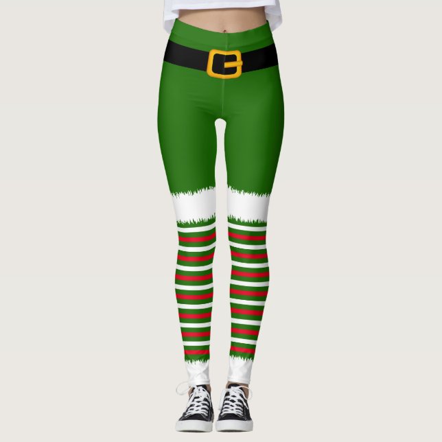 Leggings Costume du Père Noël (Devant)