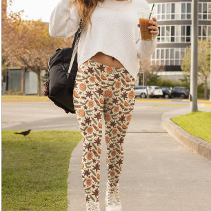 Leggings Cosy Spice Motif - Fall Vibes