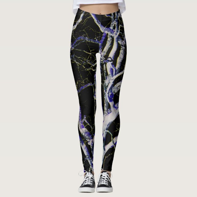 Leggings Côté foncé 5 pattes de laine (Devant)