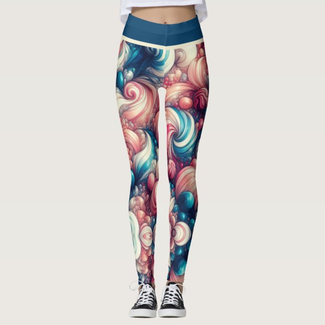 Leggings Cotton Candy Bubblegum (Devant)