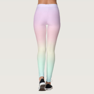 Leggings Couleur Aquarelle bleu arc-en-ciel