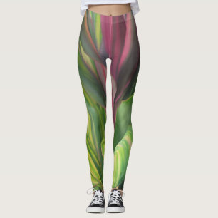LEGGINGS COULEUR DE LA PLANTE