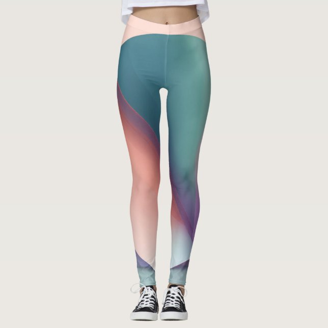 leggings couleur douce Abstraits (Devant)
