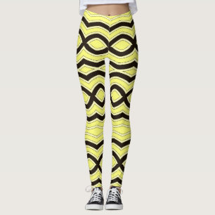 Leggings Couleur jaune "Ratti_Creative_Arts"