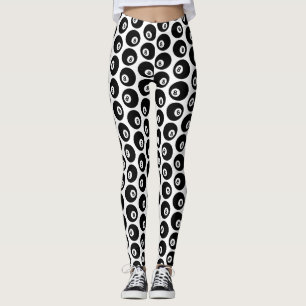 Leggings COULEUR PERSONNALISÉE DU Motif Billard de huit ba