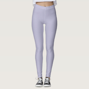Leggings Couleur solide pourpre en cuir
