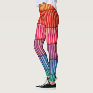 Leggings Couleurs arc-en-ciel Abstraites