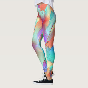 Leggings Couleurs arc-en-ciel dans la roche perchée virtuel