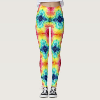 Leggings Couleurs arc-en-ciel vibrantes Design miroir
