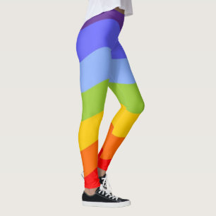Leggings Couleurs de Chakras / Arc-en-ciel - vagues