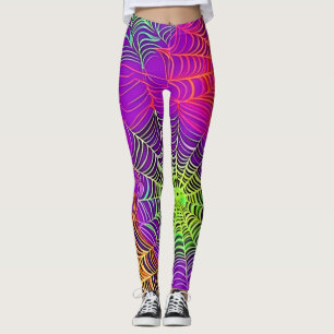Leggings Couleurs douces : Spiderweb Art