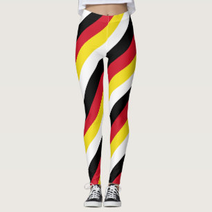 Leggings Couleurs du drapeau national de Brunei diagonales