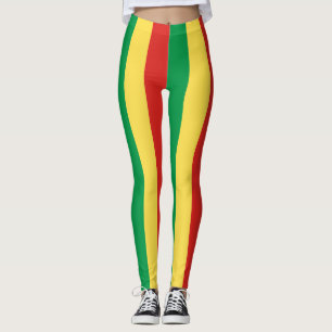 Leggings Couleurs du drapeau national de la République du C