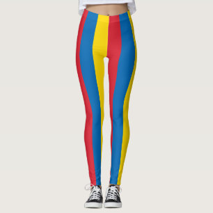 Leggings Couleurs du drapeau national de Mongolie triées ve