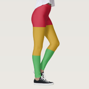 Leggings Couleurs jaune rouge vert Junetten