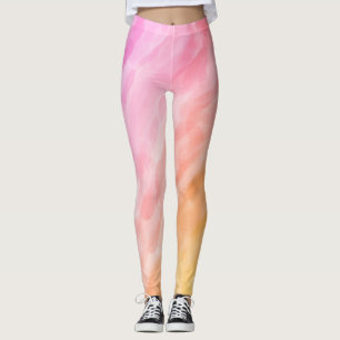 Leggings Couleurs pastel aquarelle peinte