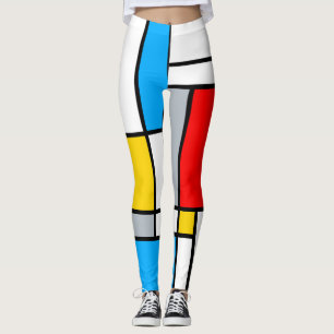 Leggings Couleurs primaires géométriques monodriques lignes
