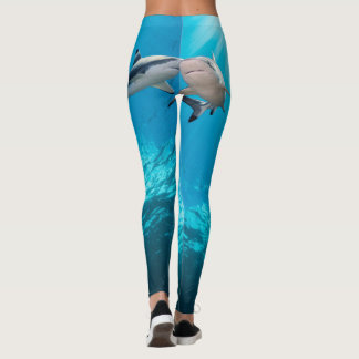 Leggings Couple de requins de récif