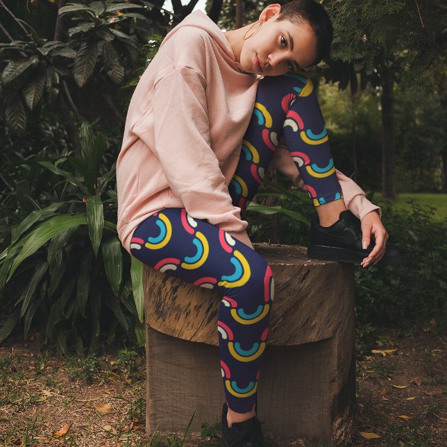 Leggings Courbe arc-en-ciel (Créateur téléchargé)
