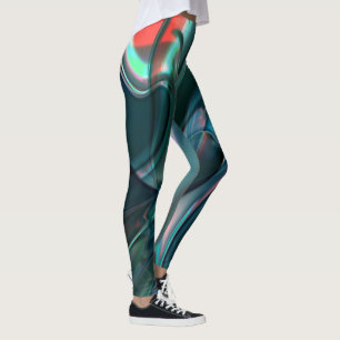 Leggings Courbes torsadées dans les tons foncés pour la lum