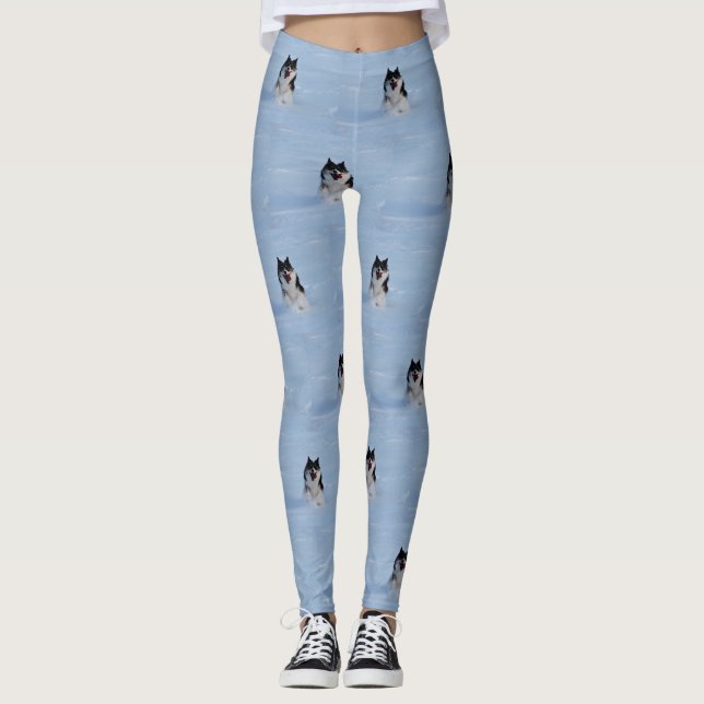 Leggings Courez comme le vent, les guêtres de l'amoureux (Devant)