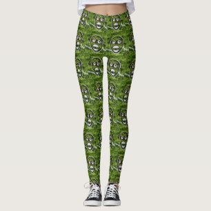 Leggings Crâne de Pete Sordide Art de Monstre Fantaisiste