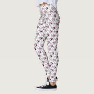 Leggings Crâne de pirate avec des os croisés/Leggins