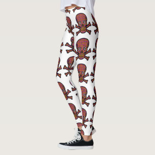 Leggings Crâne et os