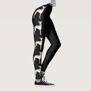 Leggings Cream Italien Greyhound Cute Chiens De Dessin Sur 