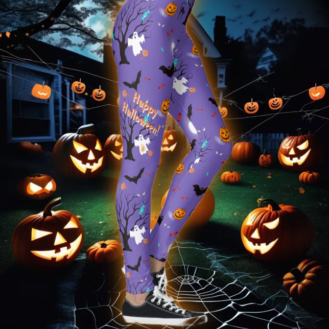 Leggings Créatures et bonbons d'Halloween (Créateur téléchargé)
