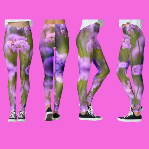 Leggings Créez votre propre Fleur sauvage de yoga personnal