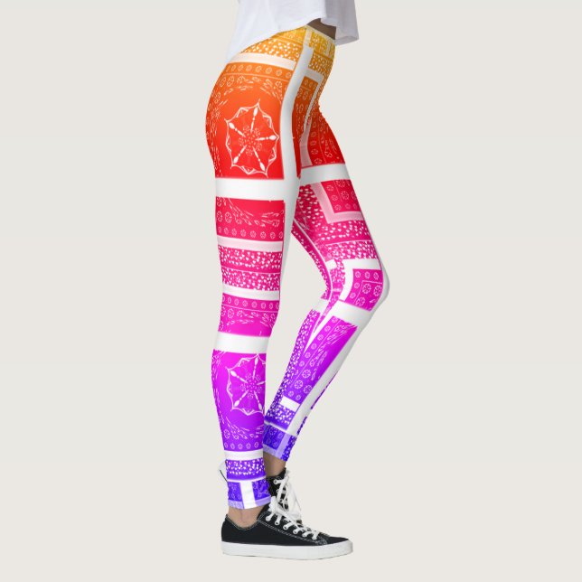 Leggings Créez votre propre mignonne jolie couleur (Droite)
