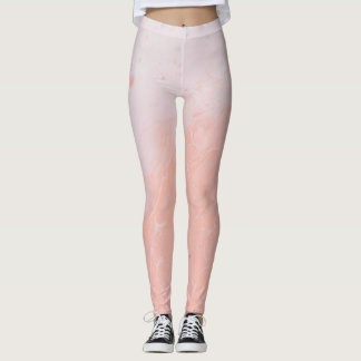 Leggings crème rose