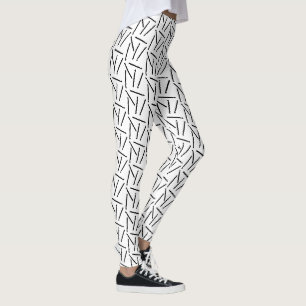 Leggings Crochet Hooks Artisanat Noir
