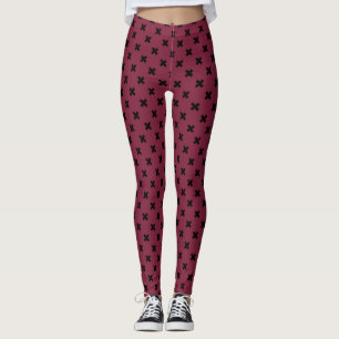 Leggings Croix noire sur mûrier
